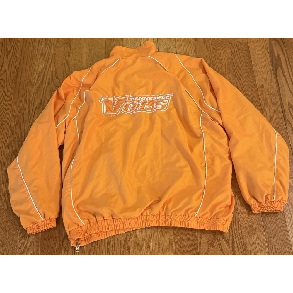 Tennessee Vols 58 Sports  1/4 Zip Jacket Windbreaker Lined Men's XXL Vintage 90s